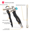Pistola de Poeira de Ar Ajustável